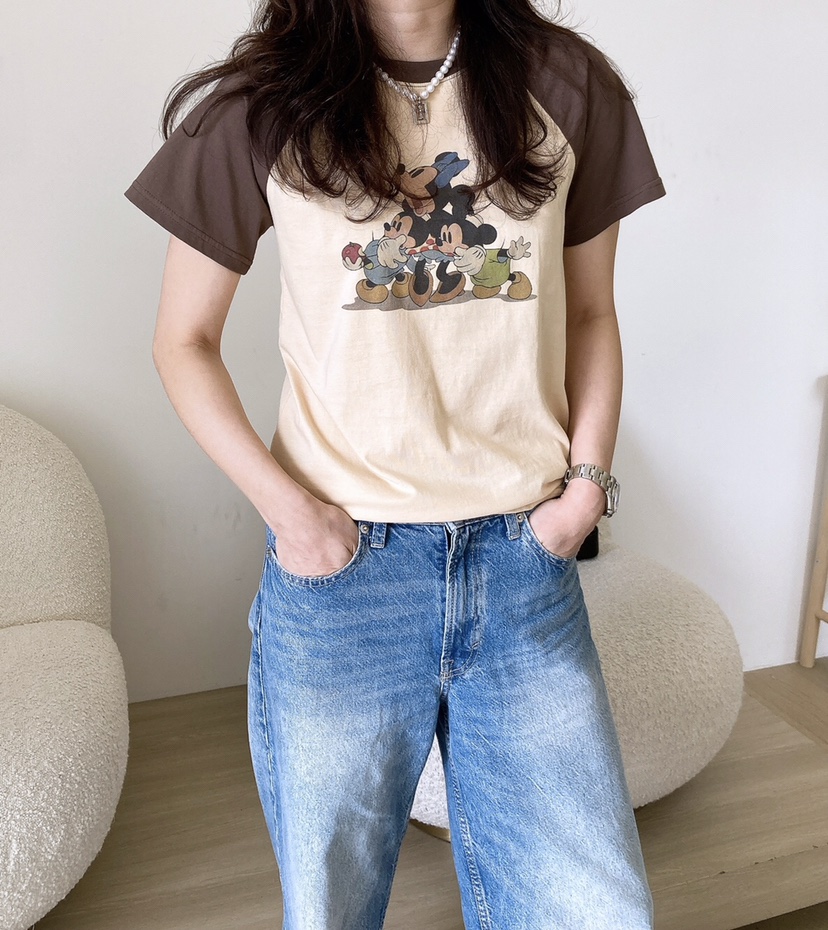 HANNA-A韓國㊣直郵東大門代購女裝新款推薦人氣熱賣25春夏T恤HANNAT恤