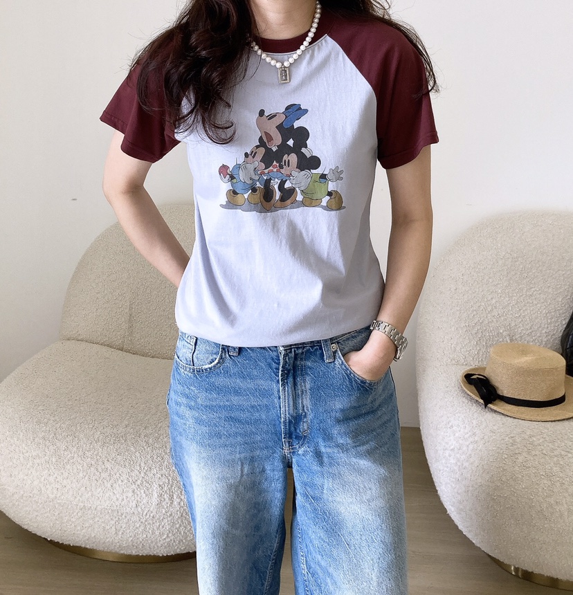 HANNA-A韓國㊣直郵東大門代購女裝新款推薦人氣熱賣25春夏T恤HANNAT恤
