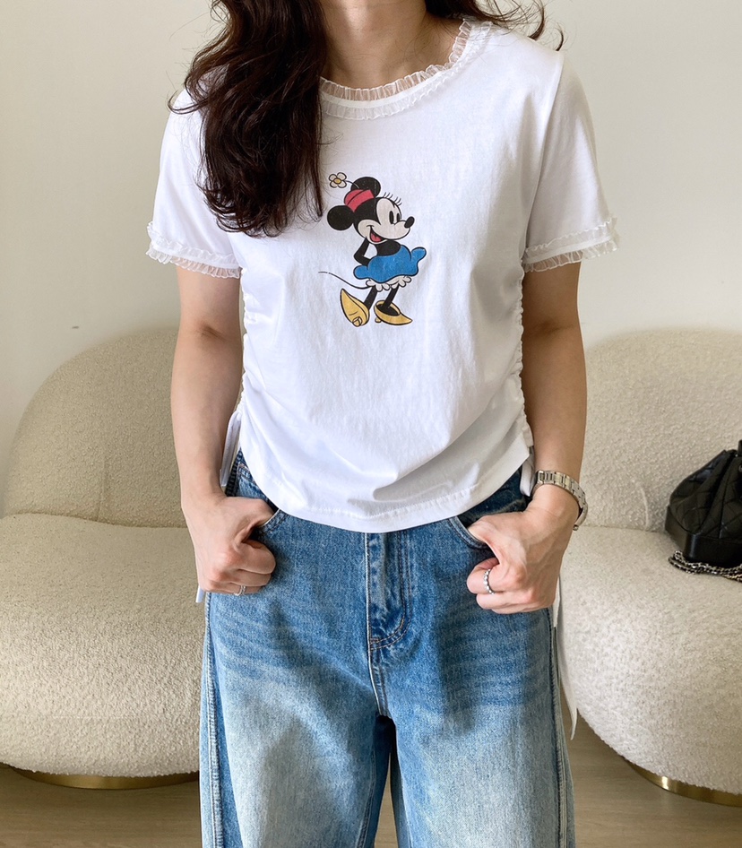 HANNA-A韓國直郵㊣東大門實拍女裝新款人氣休閑推薦熱賣T恤HANNAT恤
