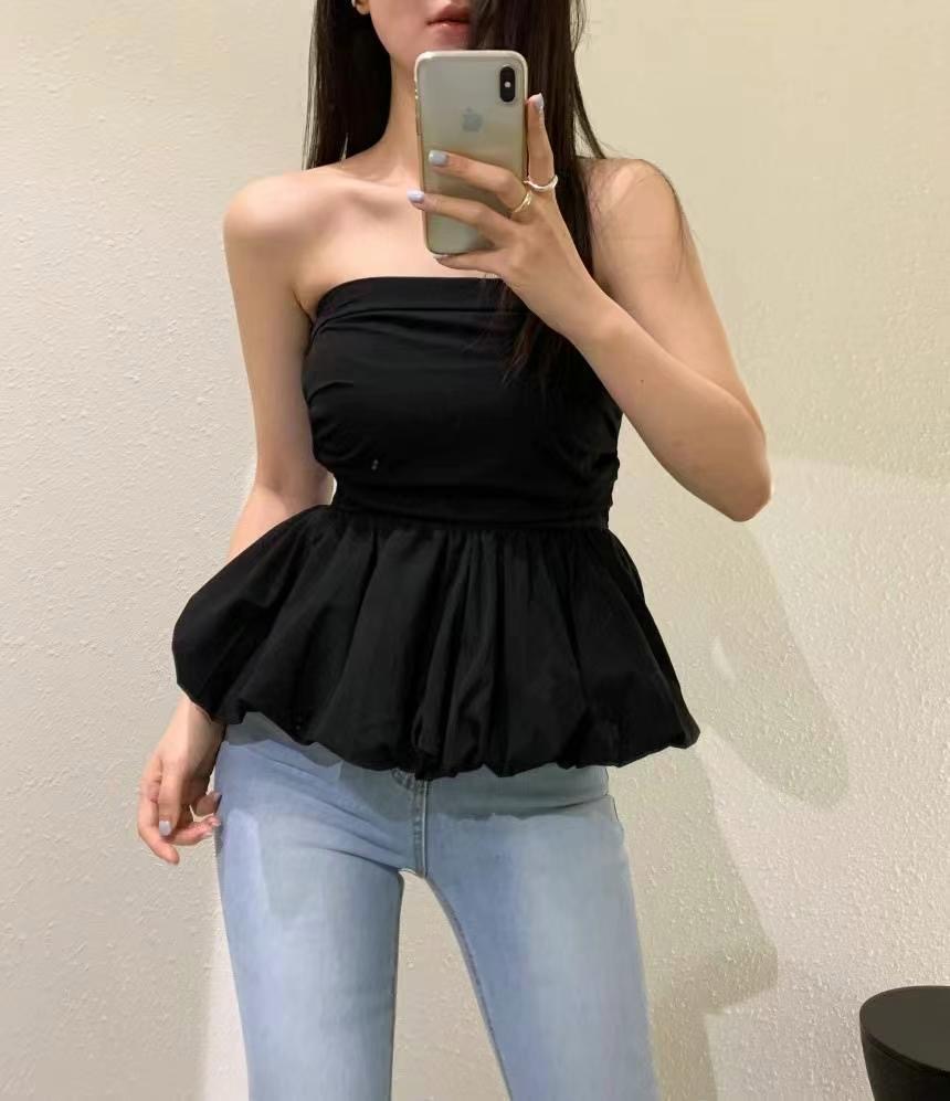 GLAM直郵韓國代購㊣女裝新品推薦熱賣人氣休閑25春夏吊帶背心GLAM吊帶/背心圖色2