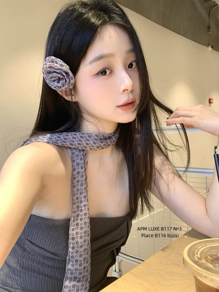 N3韓國直郵㊣東大門實拍女裝新款25春夏時尚休閑熱賣圍巾披肩N3圍巾/披肩
