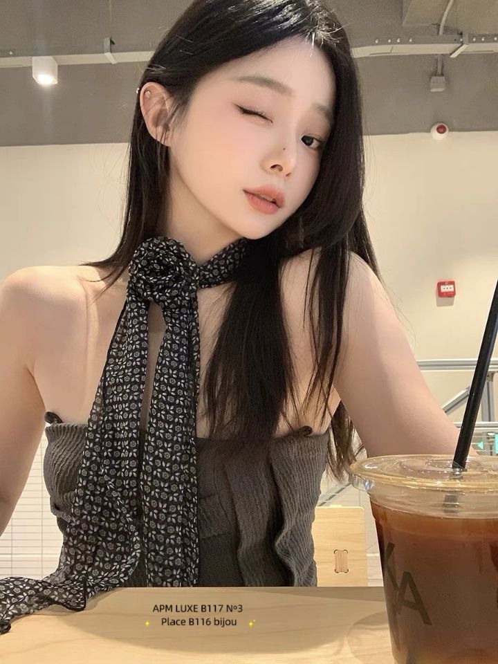 N3韓國直郵㊣東大門實拍女裝新款25春夏時尚休閑熱賣圍巾披肩N3圍巾/披肩