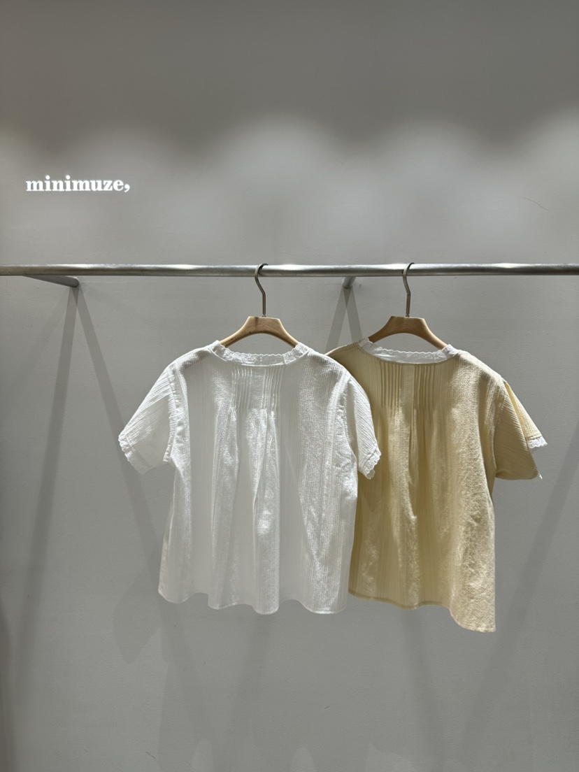 MINIMUZE韓國㊣直郵東大門代購女裝新品時尚熱賣襯衫蕾絲衫MINIMUZE襯衫/蕾絲衫