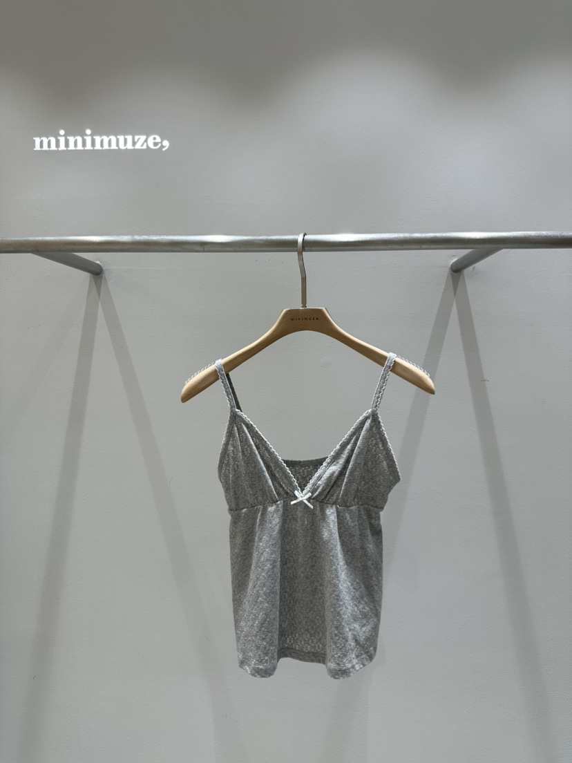 MINIMUZE韓國㊣直郵東大門代購女裝新款休閑時尚熱賣吊帶背心MINIMUZE吊帶/背心圖色1