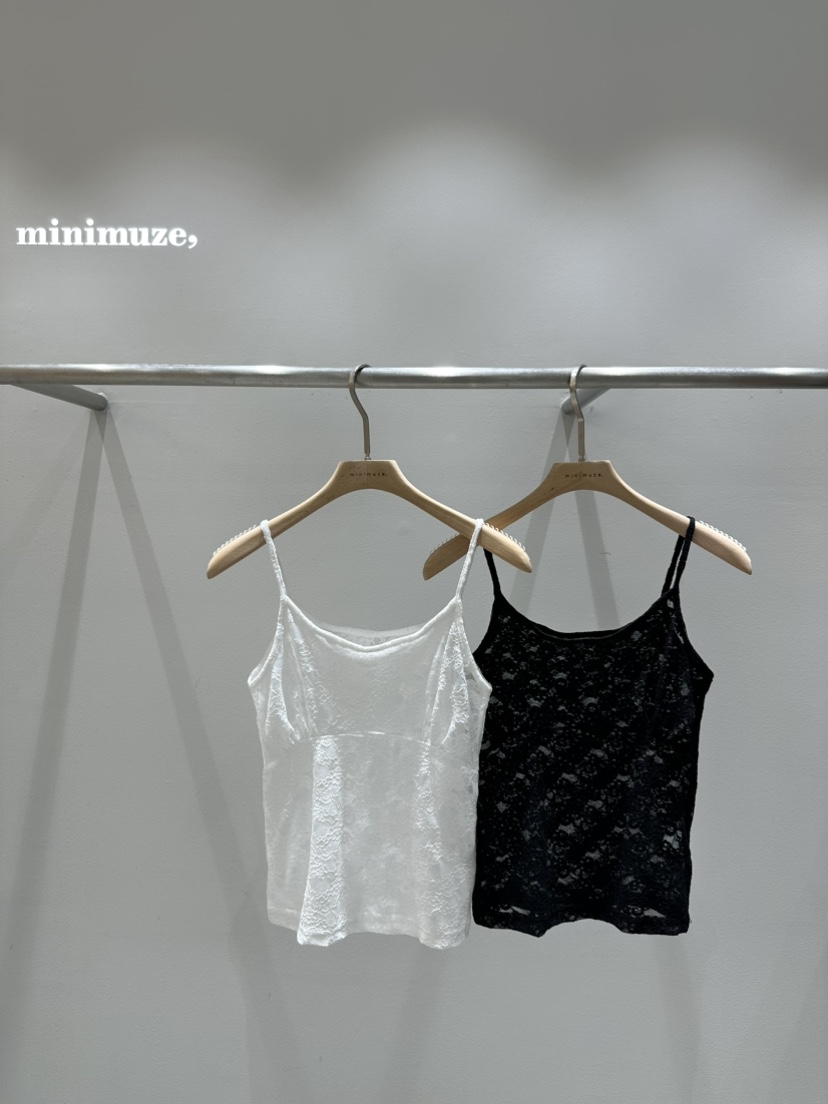 MINIMUZE韓國直郵㊣女裝新品人氣休閑推薦25春夏熱賣吊帶背心MINIMUZE吊帶/背心