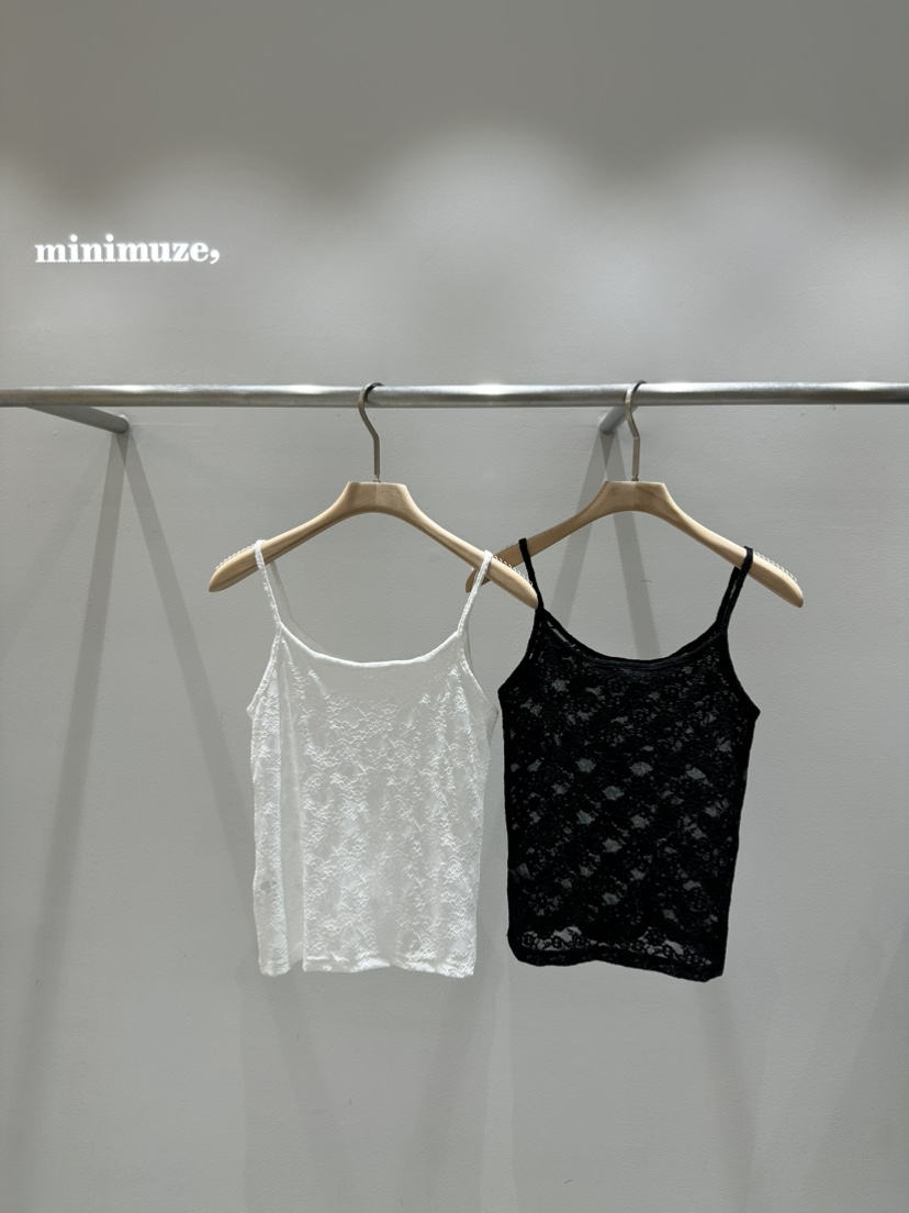 MINIMUZE韓國直郵㊣女裝新品人氣休閑推薦25春夏熱賣吊帶背心MINIMUZE吊帶/背心