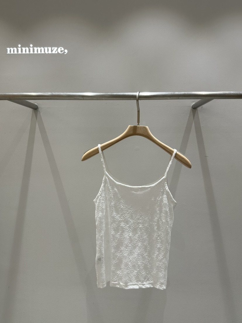 MINIMUZE韓國直郵㊣女裝新品人氣休閑推薦25春夏熱賣吊帶背心MINIMUZE吊帶/背心