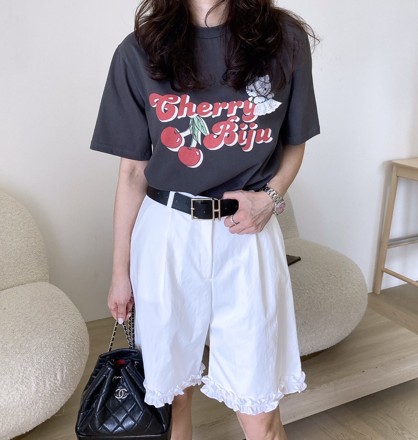 HANNA-A直郵韓國代購㊣女裝新款人氣25春夏推薦時尚熱賣T恤HANNAT恤