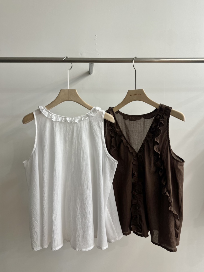 BARCELONA韓國㊣直郵東大門代購女裝新品25春夏休閑吊帶背心BARCE LONA吊帶/背心