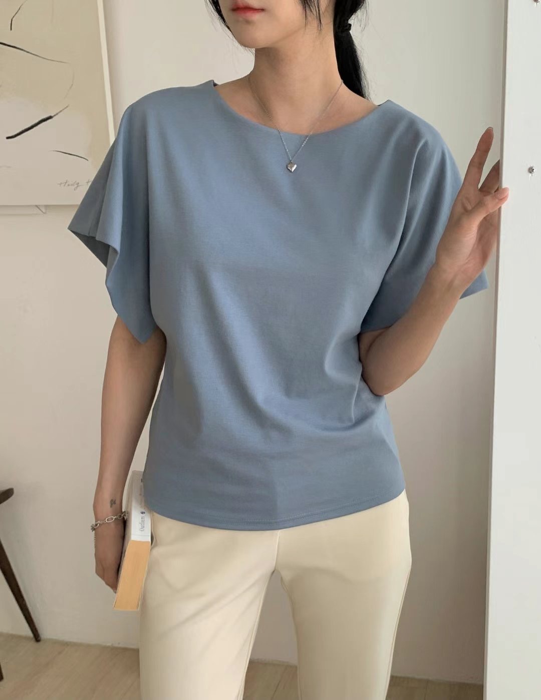 YAMI-야미-T韓國直郵㊣東大門實拍女裝新品推薦休閑25春夏T恤YAMIT恤