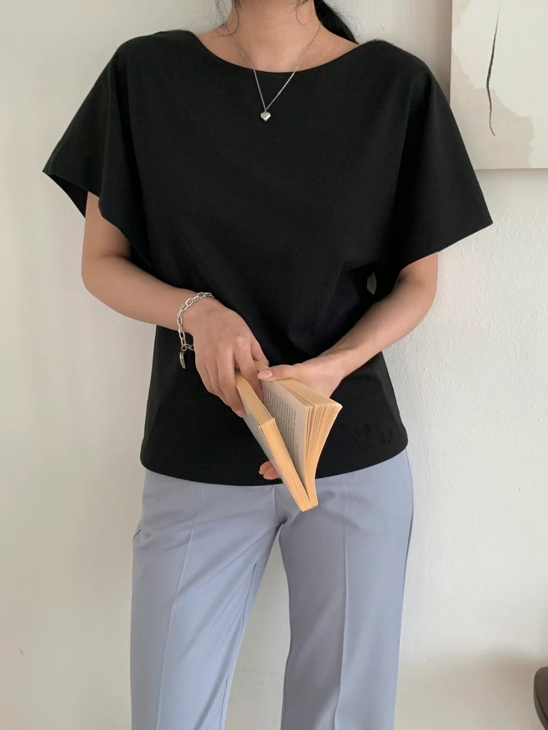 YAMI-야미-T韓國直郵㊣東大門實拍女裝新品推薦休閑25春夏T恤YAMIT恤