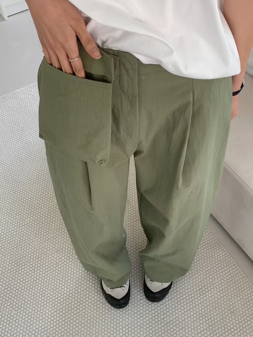 WADE韓國直郵㊣女裝新款推薦休閑人氣熱賣時尚25春夏休閑褲WADE休閑褲