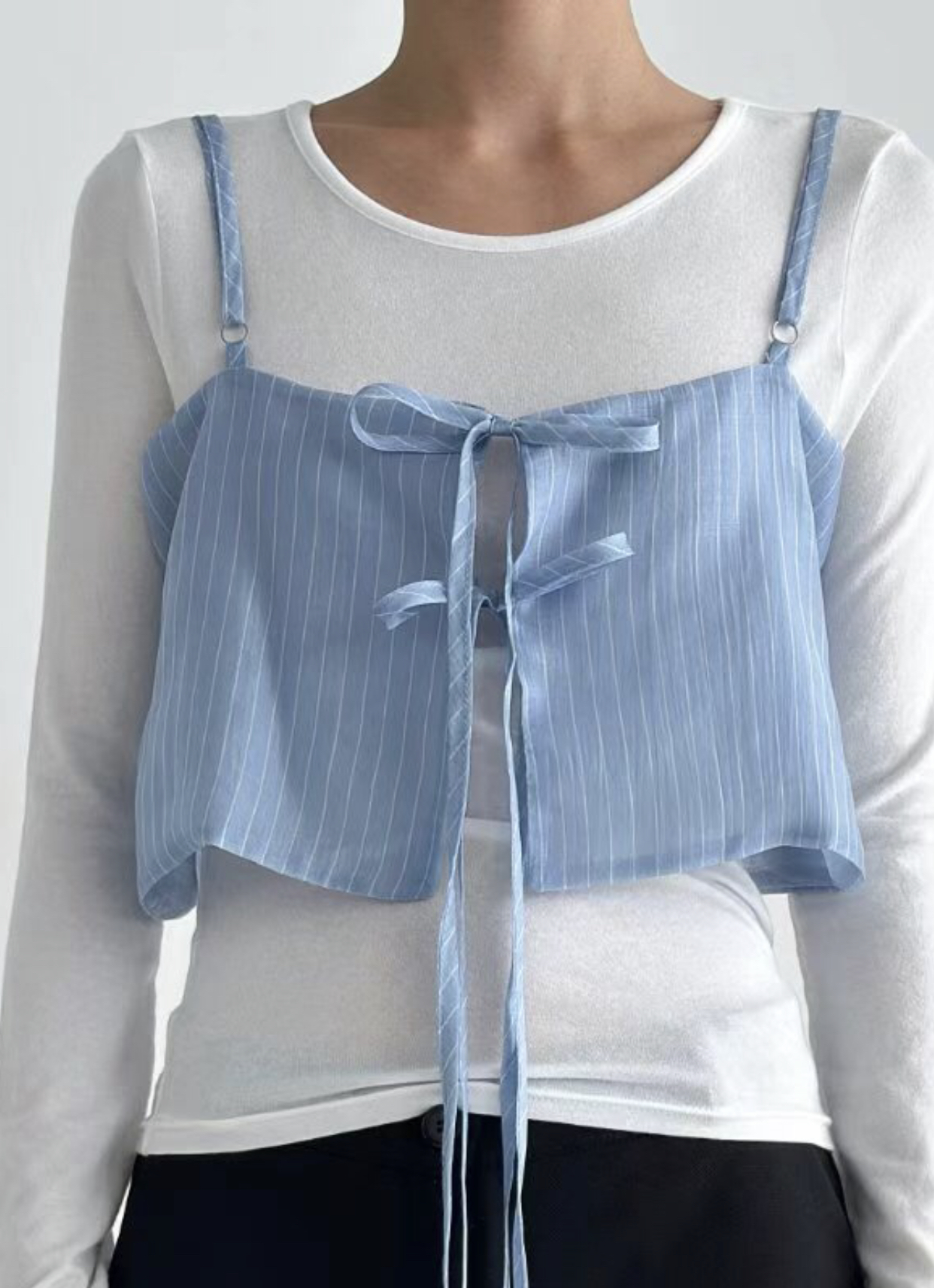 ALICE S CLOSET韓國直郵㊣女裝新品人氣吊帶背心兔子緊身ALICE S CLOSET吊帶/背心圖色2