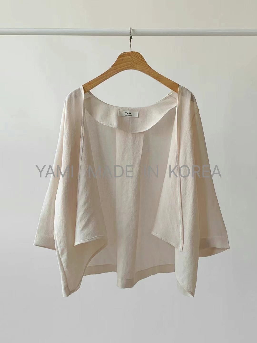 YAMI-야미-T直郵韓國代購㊣女裝新品休閑推薦人氣襯衫蕾絲衫YAMI襯衫/蕾絲衫