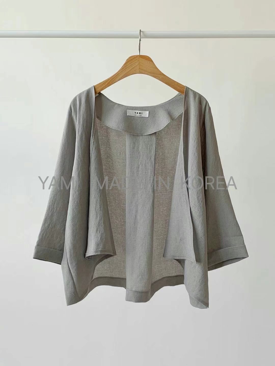 YAMI-야미-T直郵韓國代購㊣女裝新品休閑推薦人氣襯衫蕾絲衫YAMI襯衫/蕾絲衫圖色3