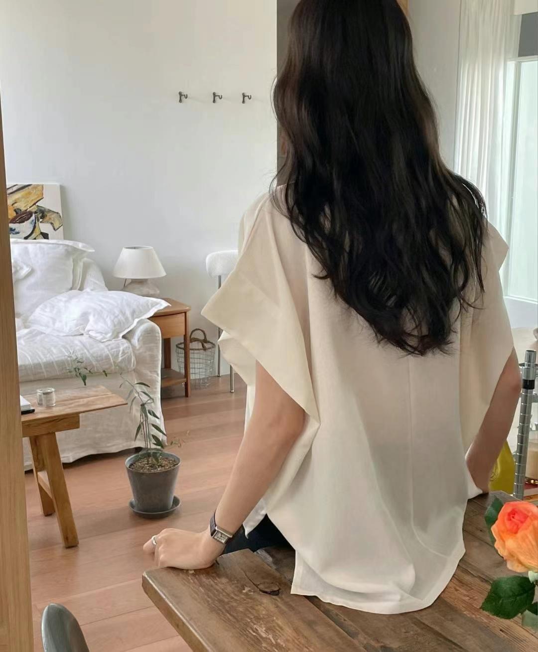 YAMI-야미-T韓國直郵㊣東大門實拍女裝新款25春夏襯衫蕾絲衫YAMI襯衫/蕾絲衫