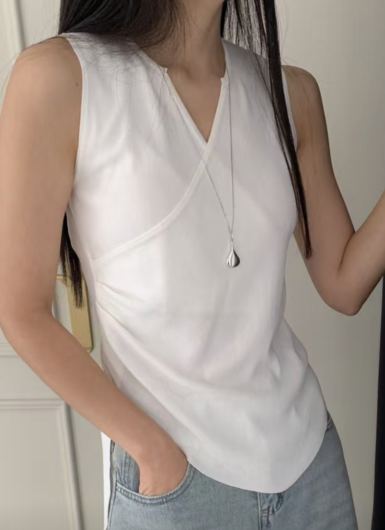 WADE韓國㊣直郵東大門代購女裝新品時尚熱賣人氣25春夏吊帶背心WADE吊帶/背心