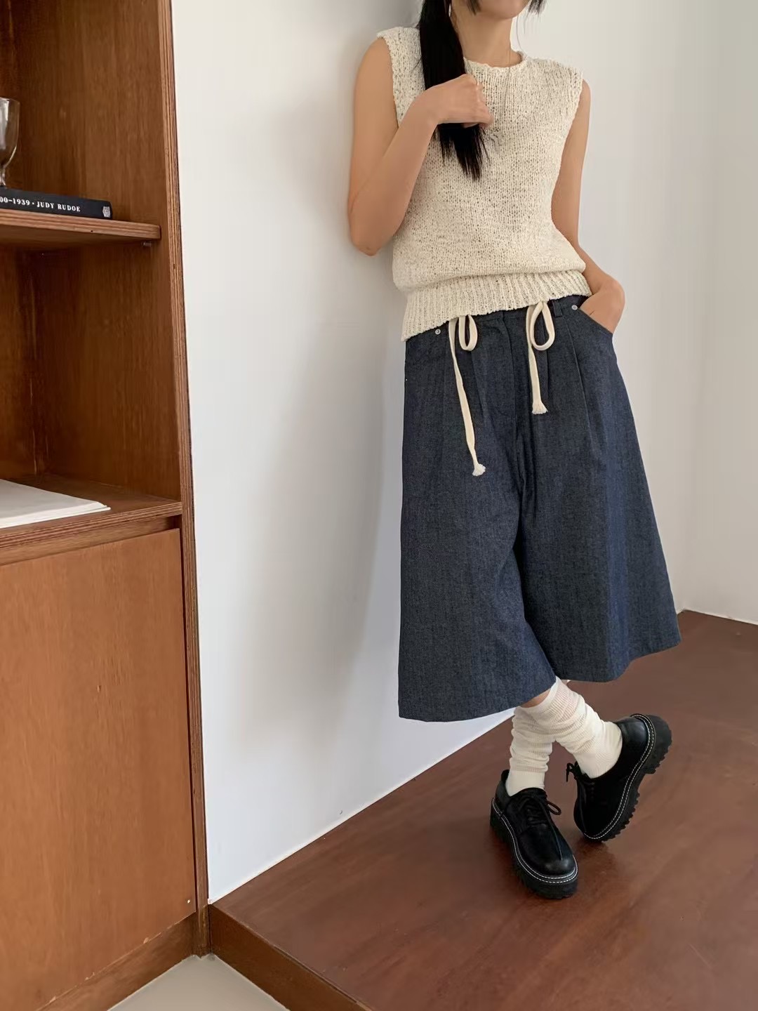 WADE韓國直郵㊣東大門實拍女裝新品熱賣人氣時尚25春夏休閑褲WADE休閑褲