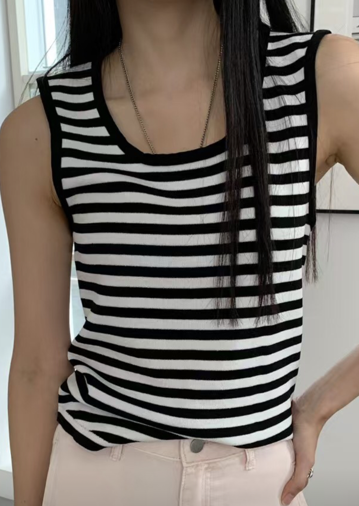 WADE韓國直郵㊣女裝新品熱賣25春夏休閑時尚推薦人氣吊帶背心WADE吊帶/背心圖色2