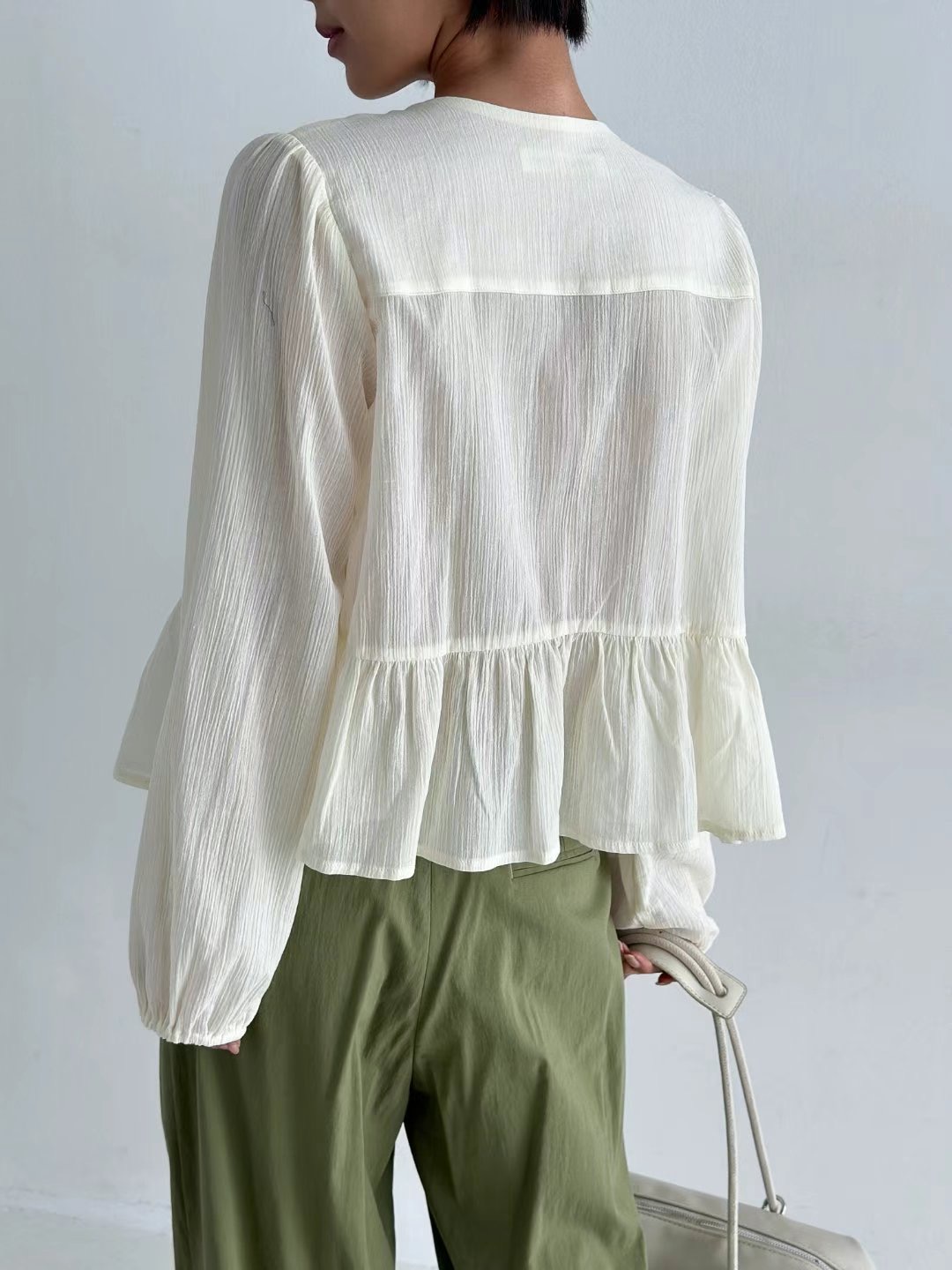 ALICE S CLOSET直郵韓國代購㊣女裝新款推薦25春夏襯衫蕾絲衫ALICE S CLOSET襯衫/蕾絲衫