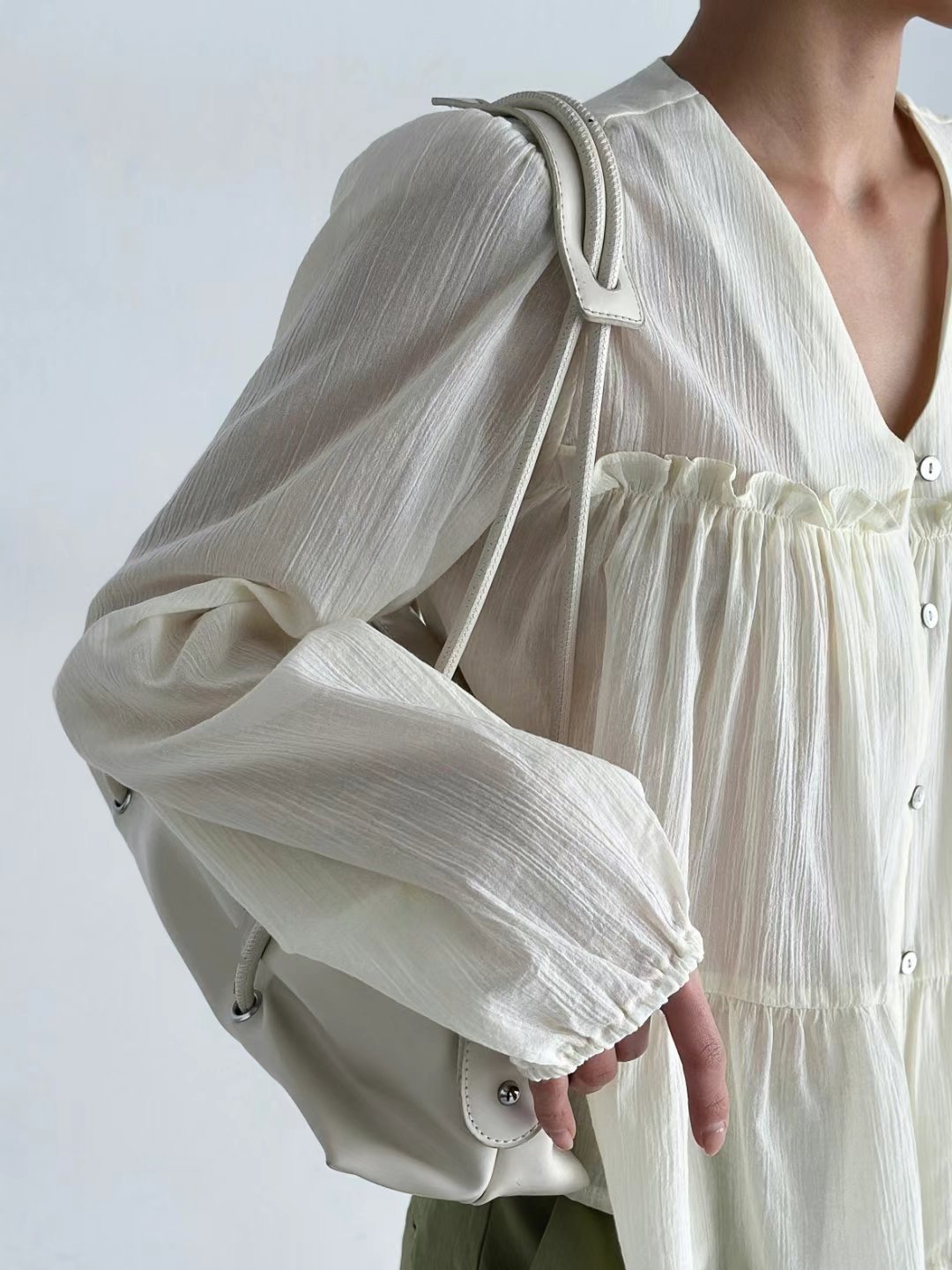 ALICE S CLOSET直郵韓國代購㊣女裝新款推薦25春夏襯衫蕾絲衫ALICE S CLOSET襯衫/蕾絲衫