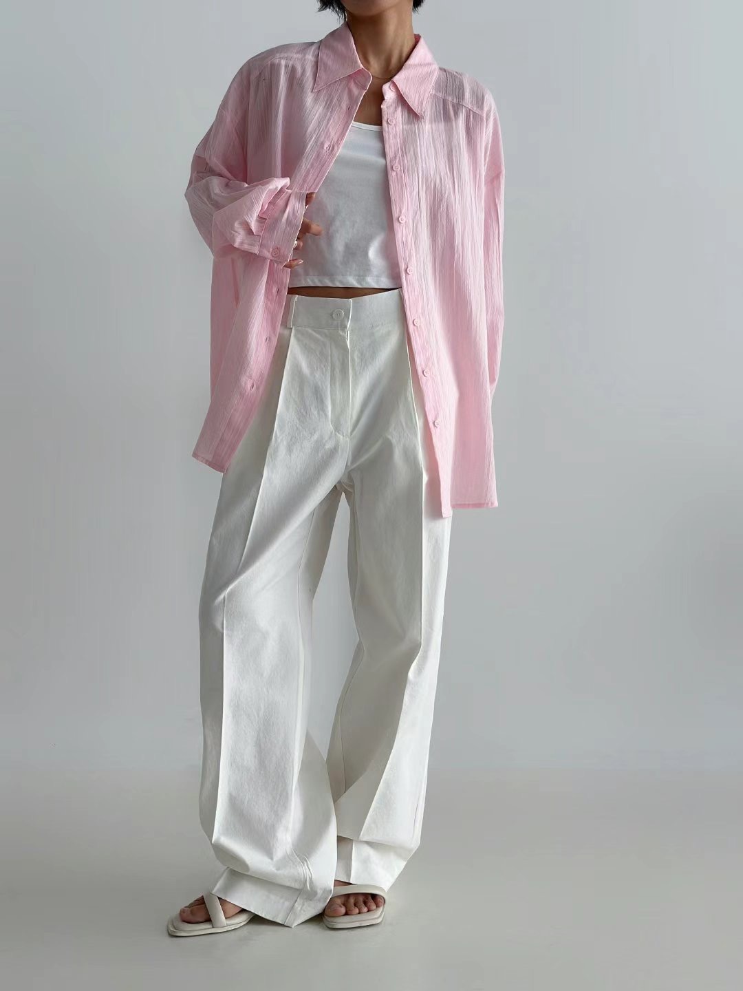 ALICE S CLOSET韓國直郵㊣女裝新品人氣推薦25春夏襯衫蕾絲衫ALICE S CLOSET襯衫/蕾絲衫