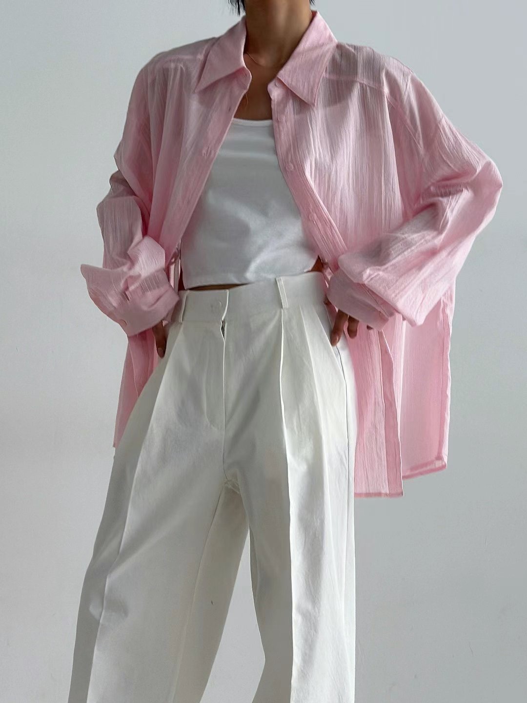 ALICE S CLOSET韓國直郵㊣女裝新品人氣推薦25春夏襯衫蕾絲衫ALICE S CLOSET襯衫/蕾絲衫