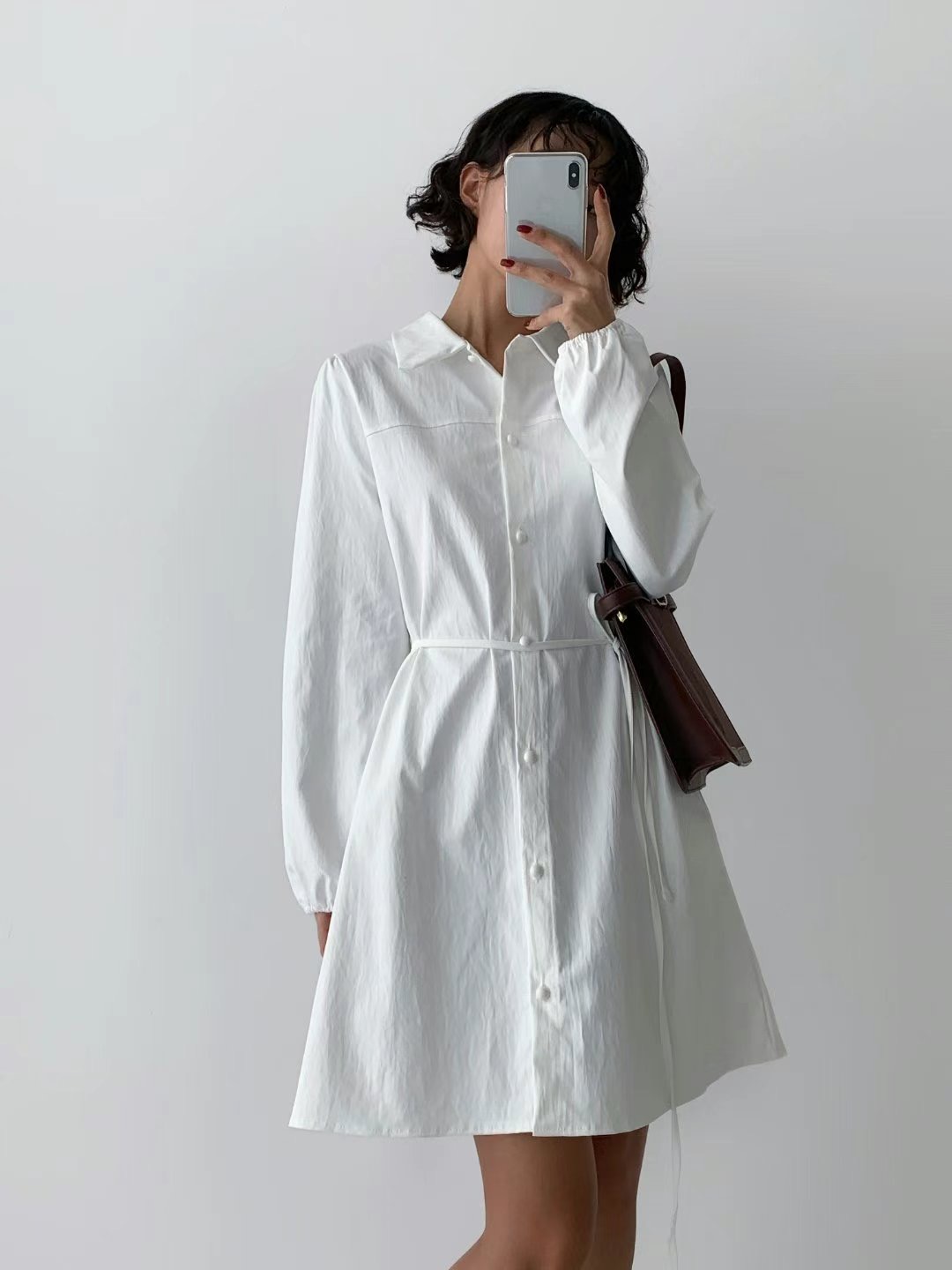 ALICE S CLOSET直郵韓國代購㊣女裝新品人氣連衣裙含腰繩ALICE S CLOSET連衣裙