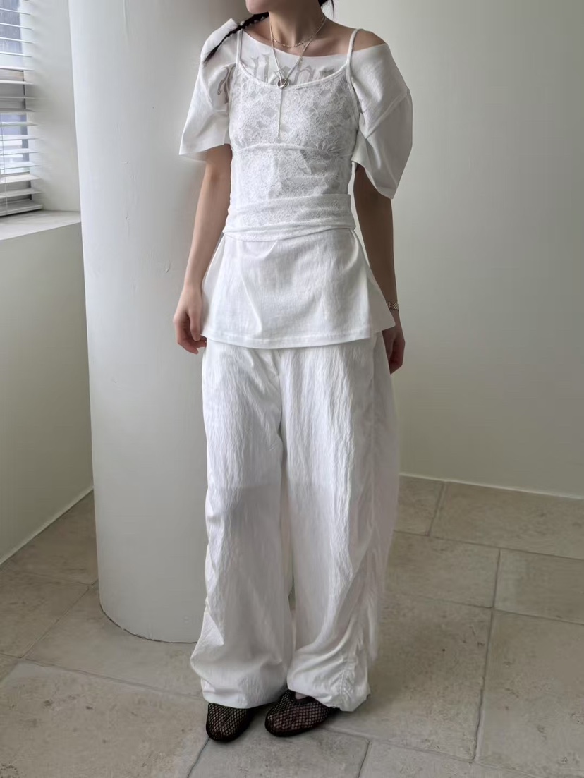 MINIMUZE韓國㊣直郵東大門代購女裝新品25春夏推薦熱賣休閑褲MINIMUZE休閑褲