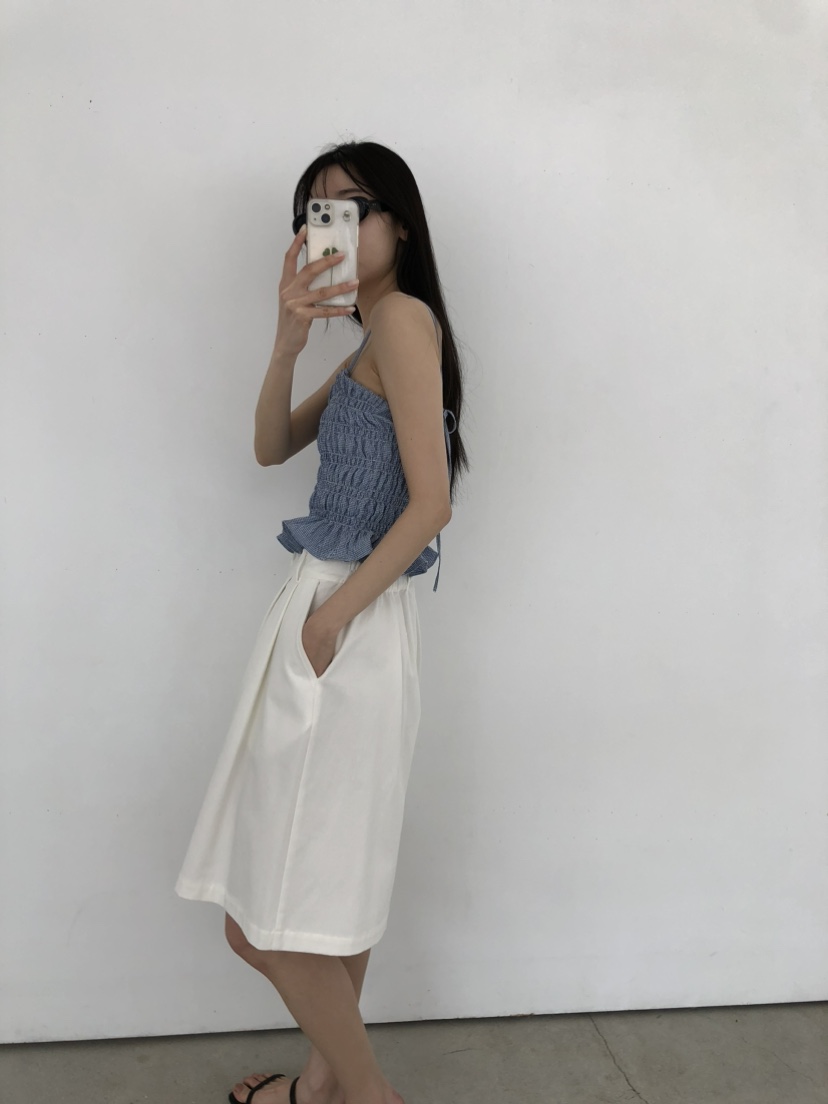 FOSET直郵韓國代購㊣女裝新品推薦熱賣時尚25春夏人氣休閑短褲FOSET短褲