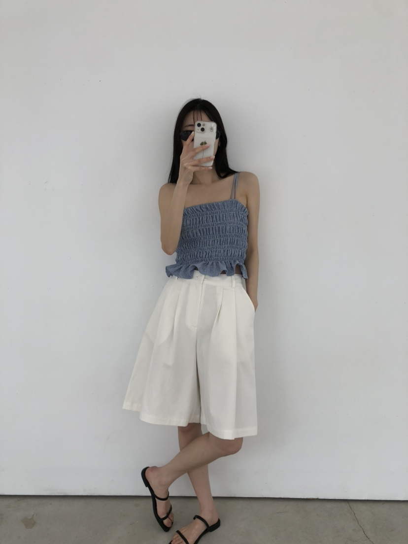 FOSET直郵韓國代購㊣女裝新品推薦熱賣時尚25春夏人氣休閑短褲FOSET短褲