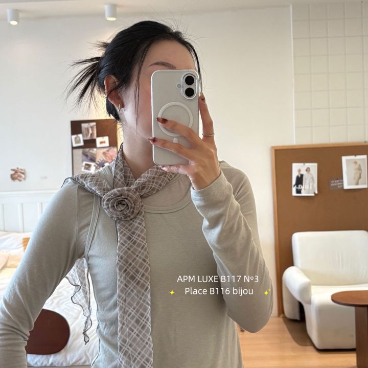 N3韓國直郵㊣東大門實拍女裝新品熱賣人氣推薦圍巾披肩格紋N3圍巾/披肩
