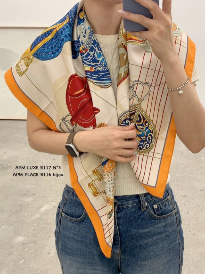 N3韓國直郵㊣女裝新品休閑推薦25春夏時尚熱賣圍巾披肩雙面N3圍巾/披肩