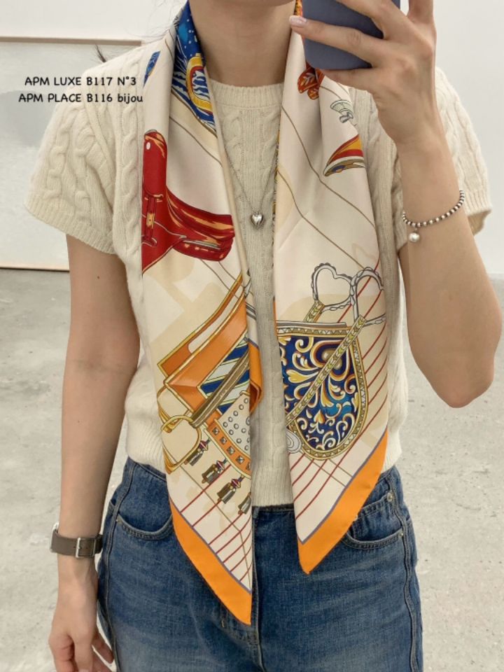 N3韓國直郵㊣女裝新品休閑推薦25春夏時尚熱賣圍巾披肩雙面N3圍巾/披肩