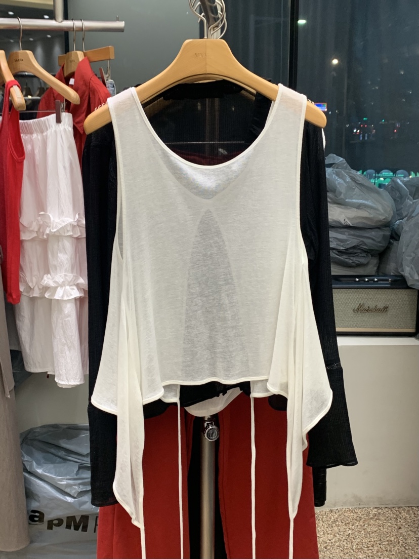 VAARA韓國直郵㊣女裝新品人氣休閑推薦時尚25春夏熱賣吊帶背心VAARA吊帶/背心圖色2