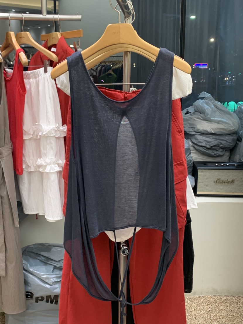 VAARA韓國直郵㊣女裝新品人氣休閑推薦時尚25春夏熱賣吊帶背心VAARA吊帶/背心圖色3