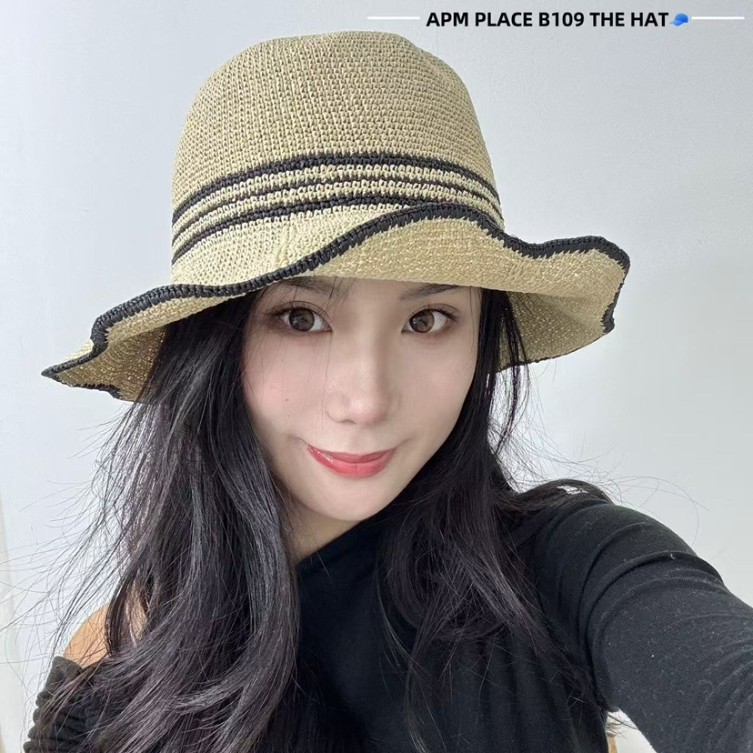 THE HAT-P韓國直郵㊣女裝新款人氣休閑25春夏推薦帽子漁夫帽THE HAT帽子