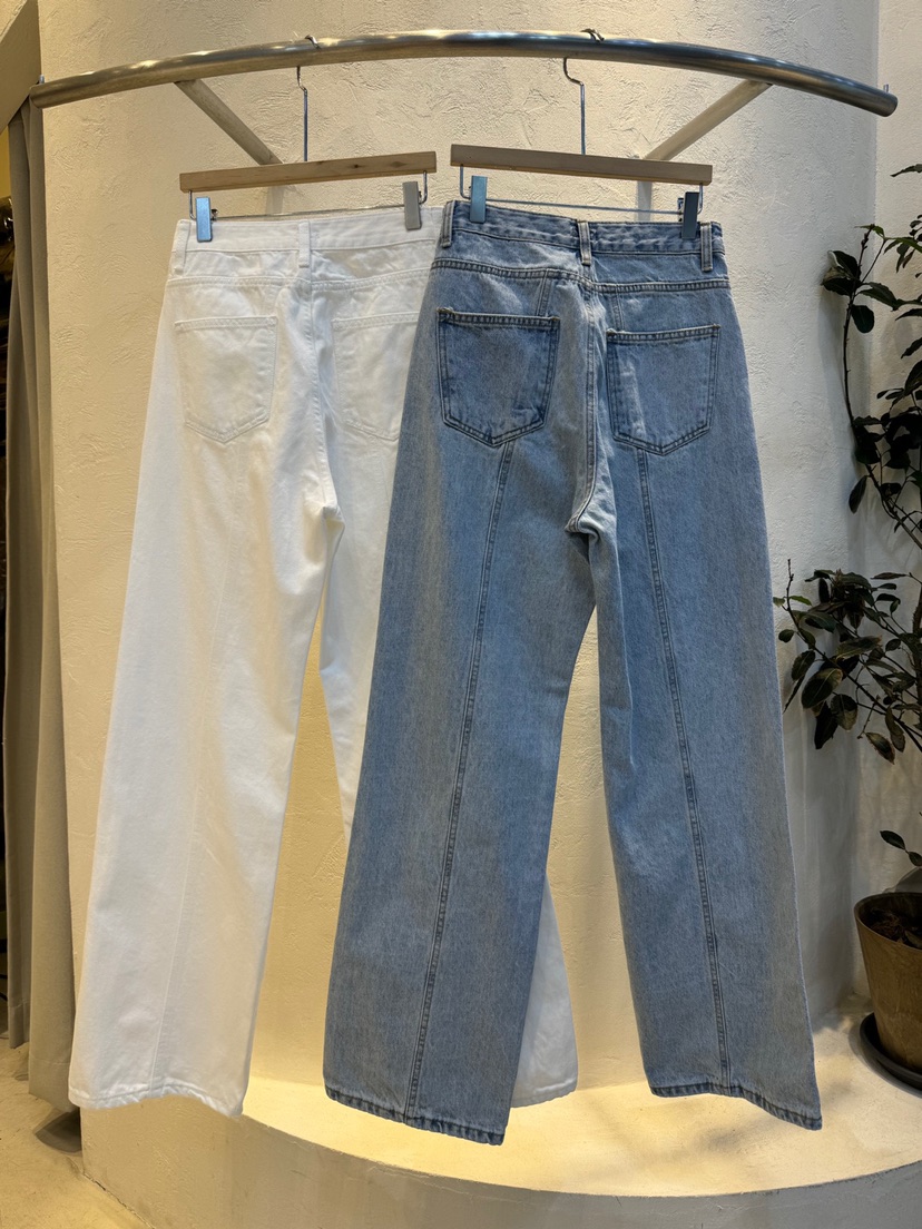 RIAH直郵韓國代購㊣女裝新品熱賣時尚25春夏人氣牛仔褲打折RIAH牛仔褲