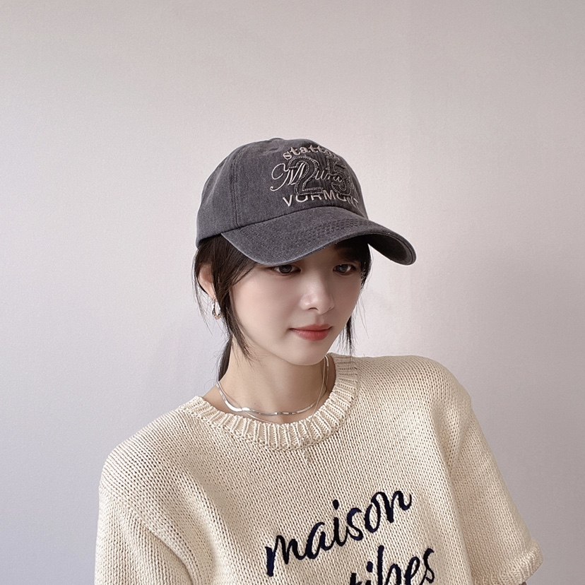 LOVELY HAT韓國直郵㊣東大門實拍女裝新品25春夏推薦人氣帽子LOVELY HAT帽子圖色2