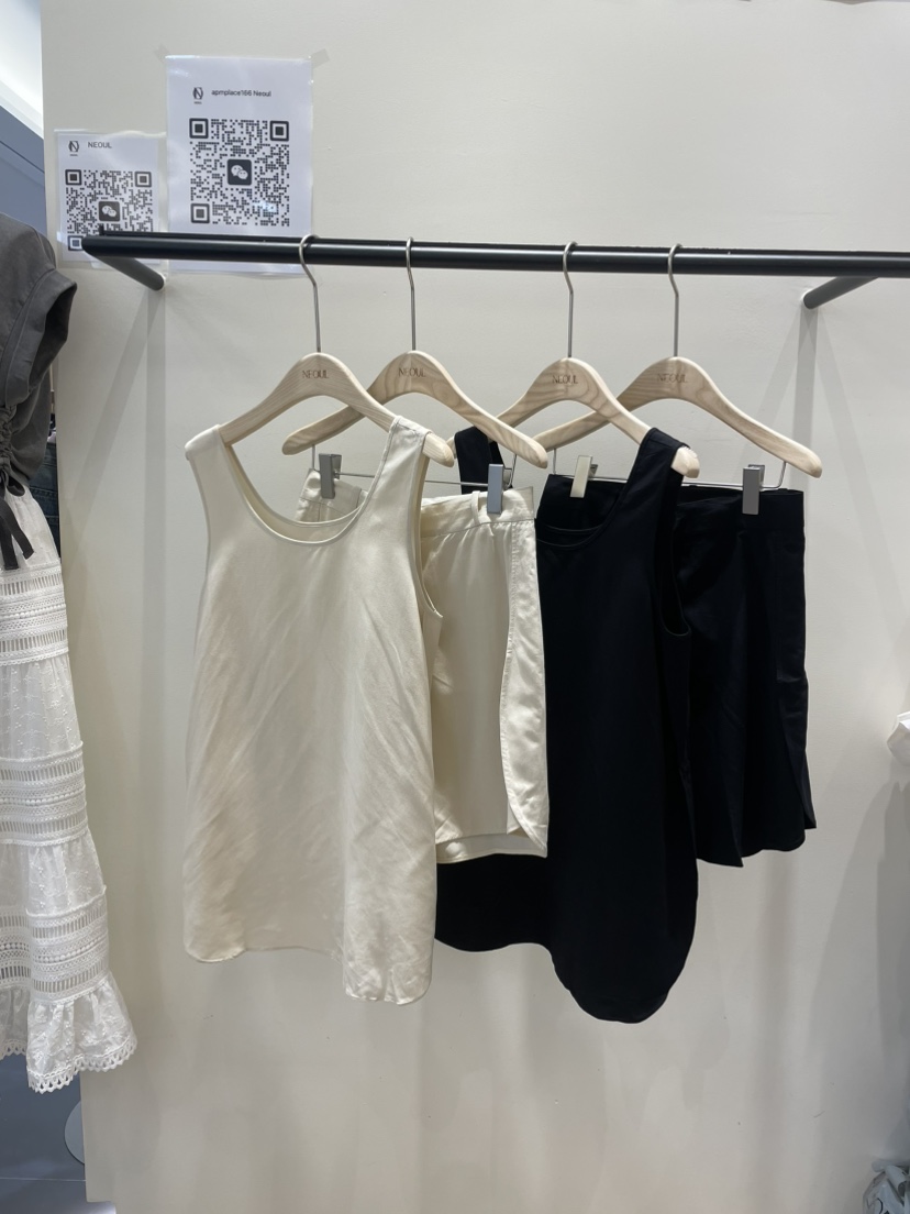 NEOUL韓國直郵㊣女裝新品25春夏熱賣推薦人氣休閑時尚套裝NEOUL/ahin雙領標簽套裝