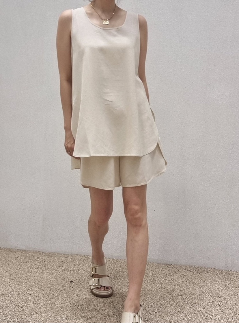 NEOUL韓國直郵㊣女裝新品25春夏熱賣推薦人氣休閑時尚套裝NEOUL/ahin雙領標簽套裝