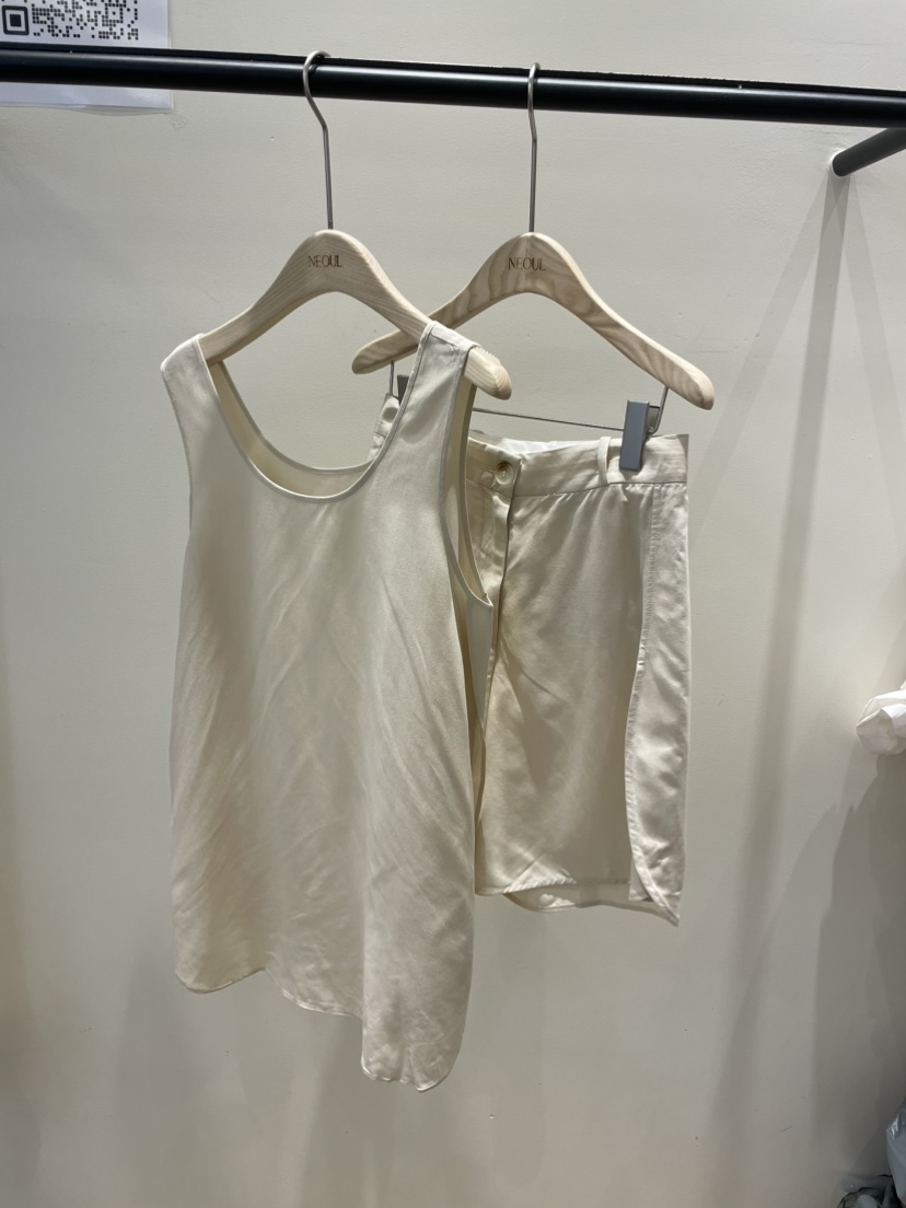 NEOUL韓國直郵㊣女裝新品25春夏熱賣推薦人氣休閑時尚套裝NEOUL/ahin雙領標簽套裝
