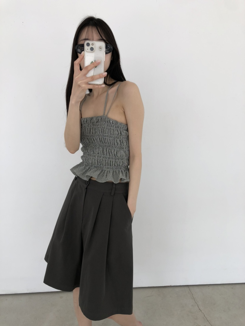 FOSET韓國㊣直郵東大門代購女裝新款熱賣休閑推薦人氣吊帶背心FOSET吊帶/背心
