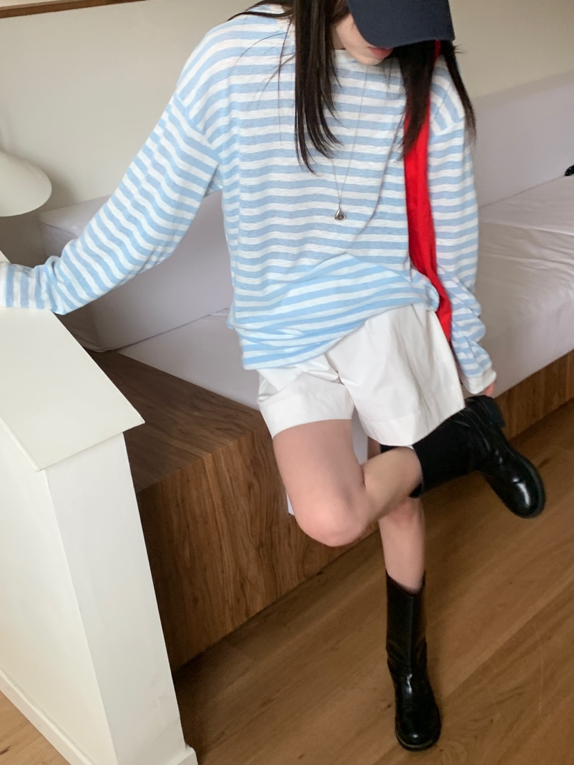 VAARA韓國直郵㊣東大門實拍女裝新品休閑熱賣推薦時尚長袖T恤VAARA長袖T恤