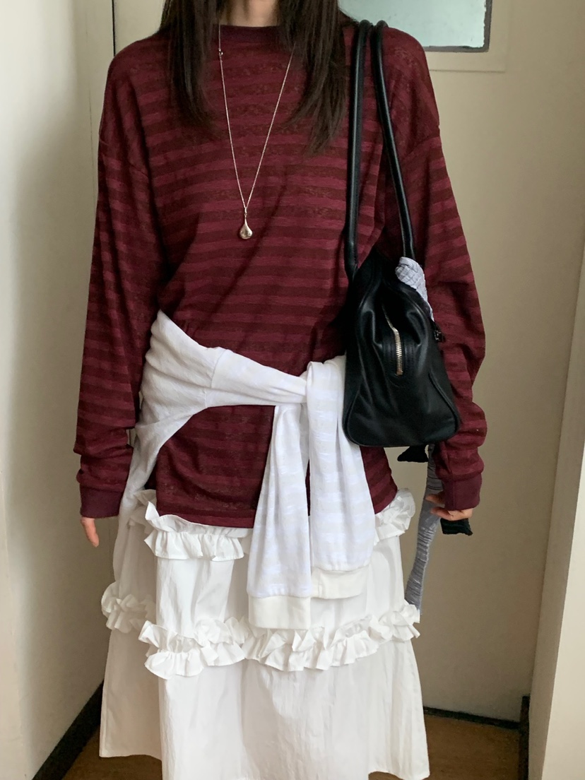 VAARA韓國直郵㊣東大門實拍女裝新品休閑熱賣推薦時尚長袖T恤VAARA長袖T恤
