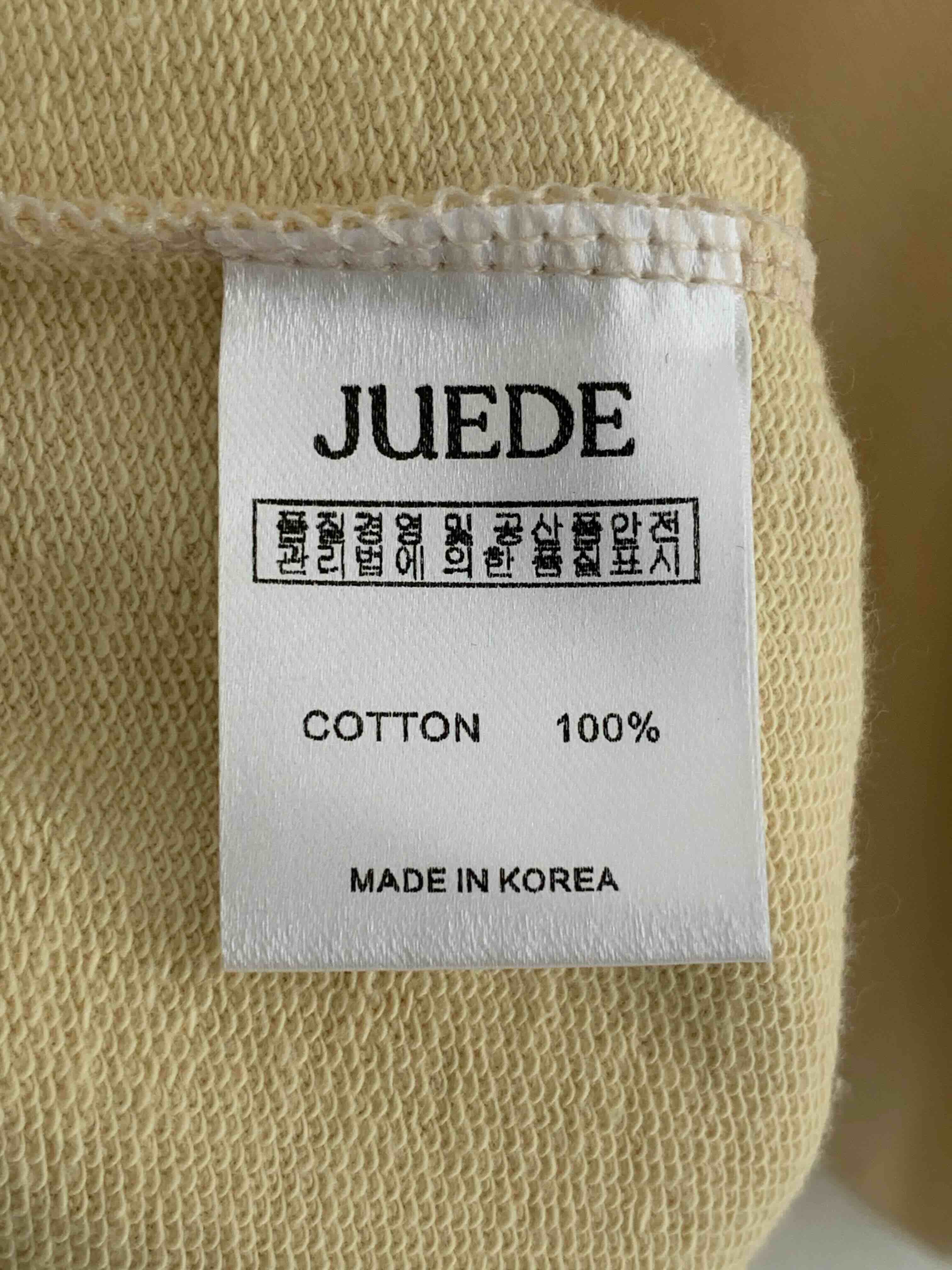 JUEDE(此品牌容易投訴)直郵韓國代購㊣女裝新款推薦25春夏衛衣JUEDE衛衣
