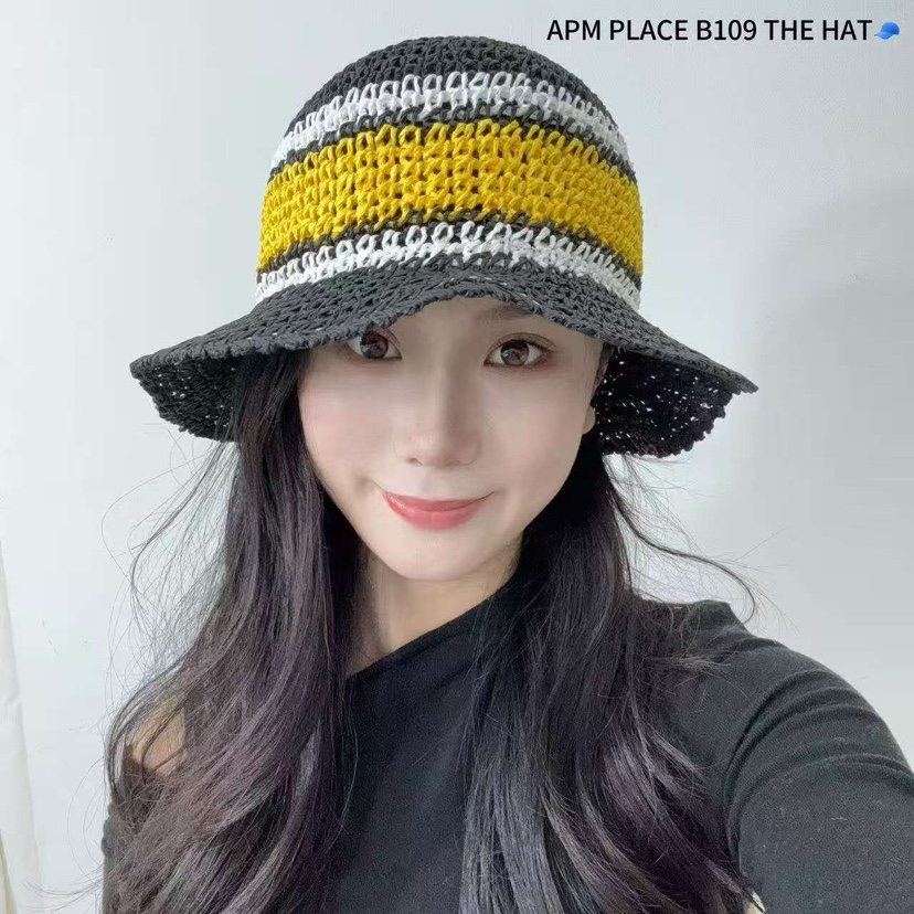 THE HAT-P韓國㊣直郵東大門代購女裝新款25春夏帽子漁夫帽THE HAT帽子