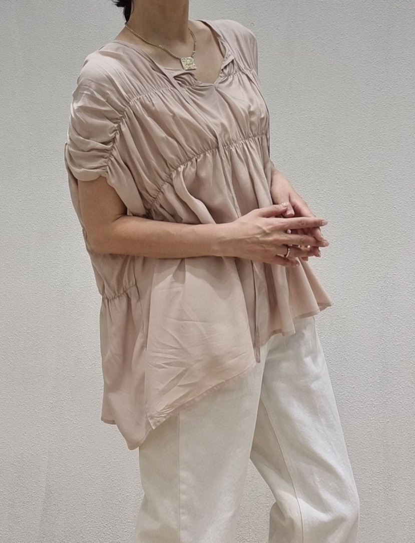 NEOUL韓國直郵㊣東大門實拍女裝新款休閑人氣時尚襯衫蕾絲衫NEOUL/ahin雙領標簽襯衫/蕾絲衫