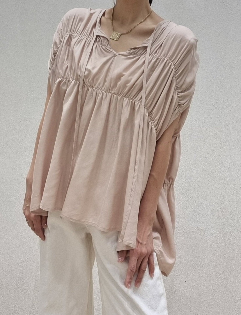 NEOUL韓國直郵㊣東大門實拍女裝新款休閑人氣時尚襯衫蕾絲衫NEOUL/ahin雙領標簽襯衫/蕾絲衫圖色2