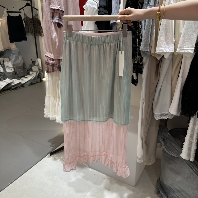 MINI UNNI韓國㊣直郵東大門代購女裝新款推薦25春夏熱賣長裙MINI UNNI長裙
